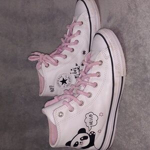 Converse leather I love chuck panda size 4